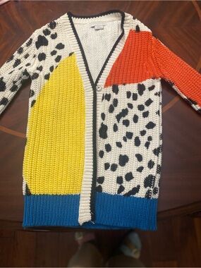 Stella McCartney Dalmatian Spots Knit Cardigan